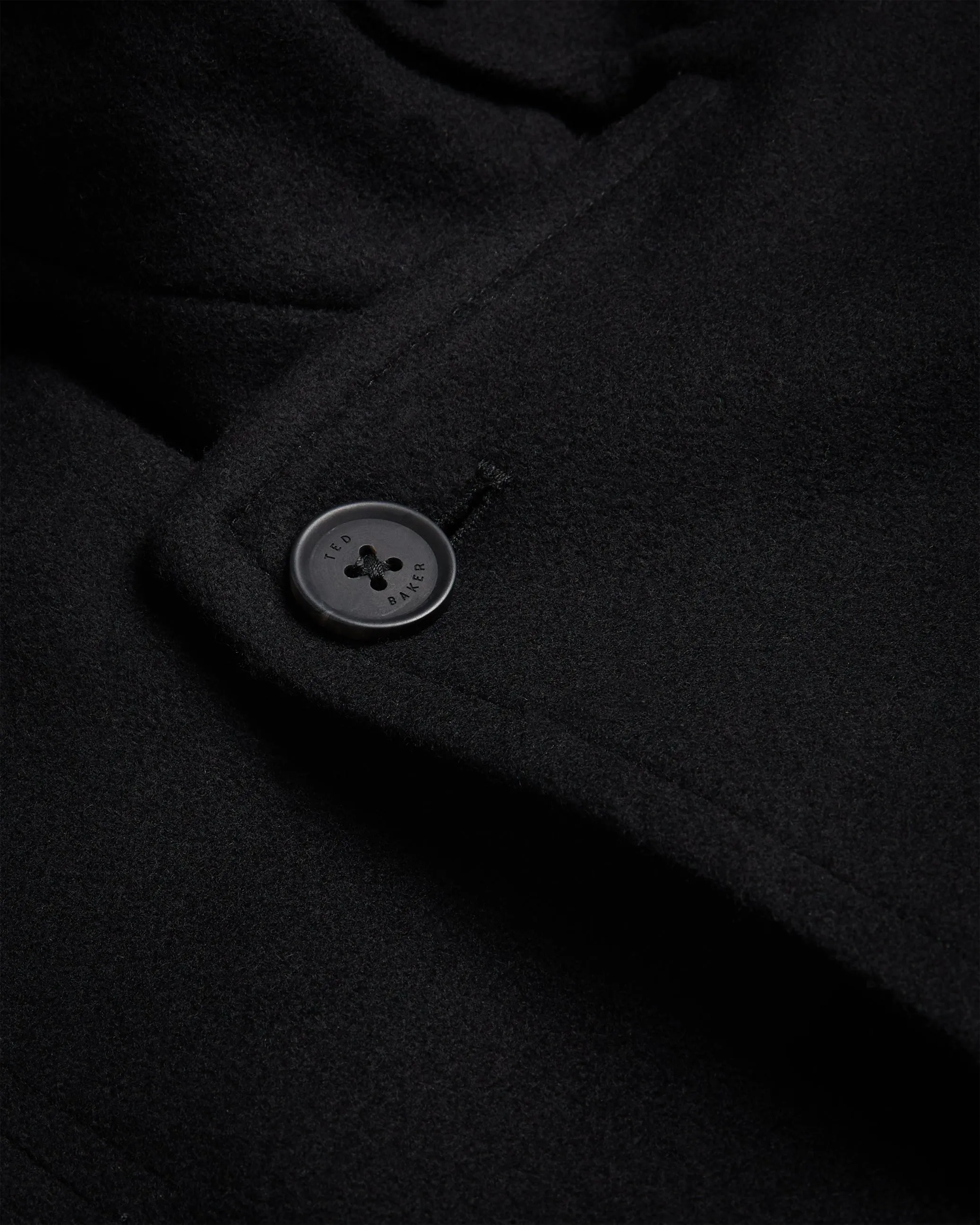 Radford Longline Wool Funnel Neck Wrap Coat