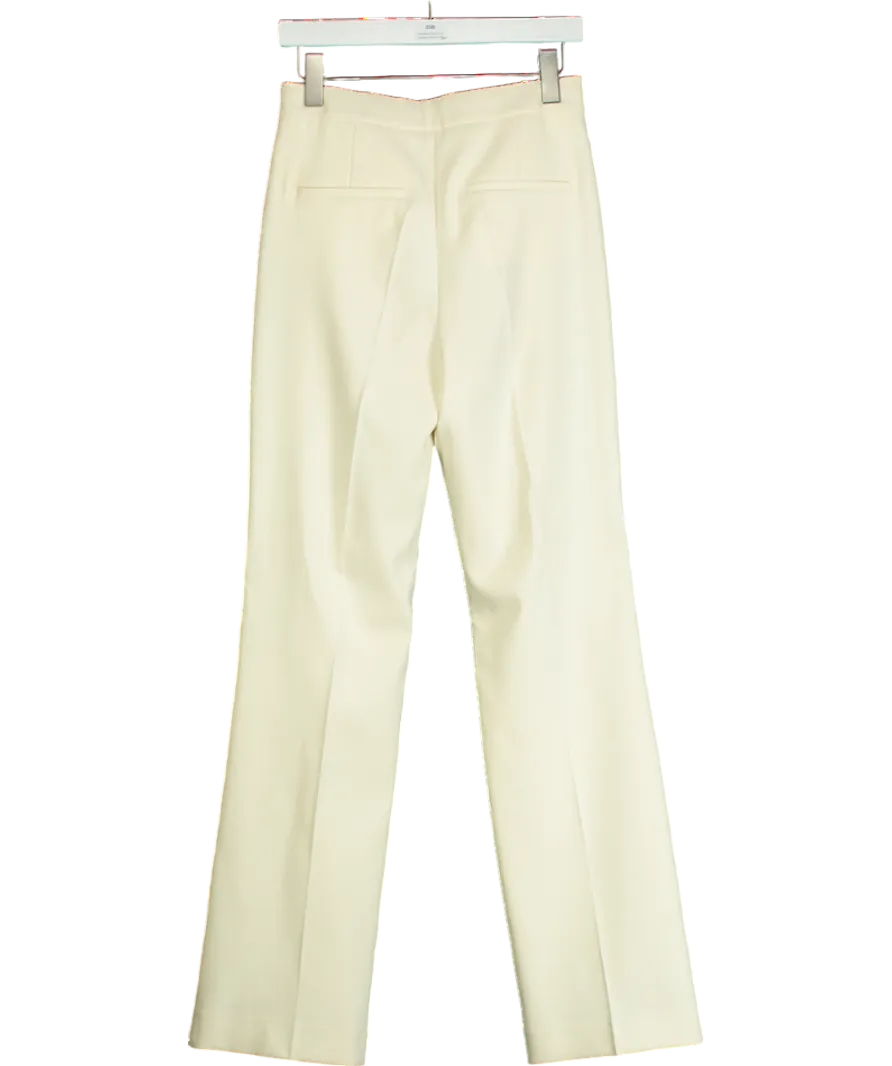 Remain Birger Christensen Cream Straight Leg Smart Trouser UK S