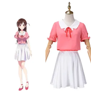 Rent A Girlfriend Ichinose Chizuru/Mizuhara Chizuru Cosplay Costume Women Dress Outfits Halloween Carnival Suits