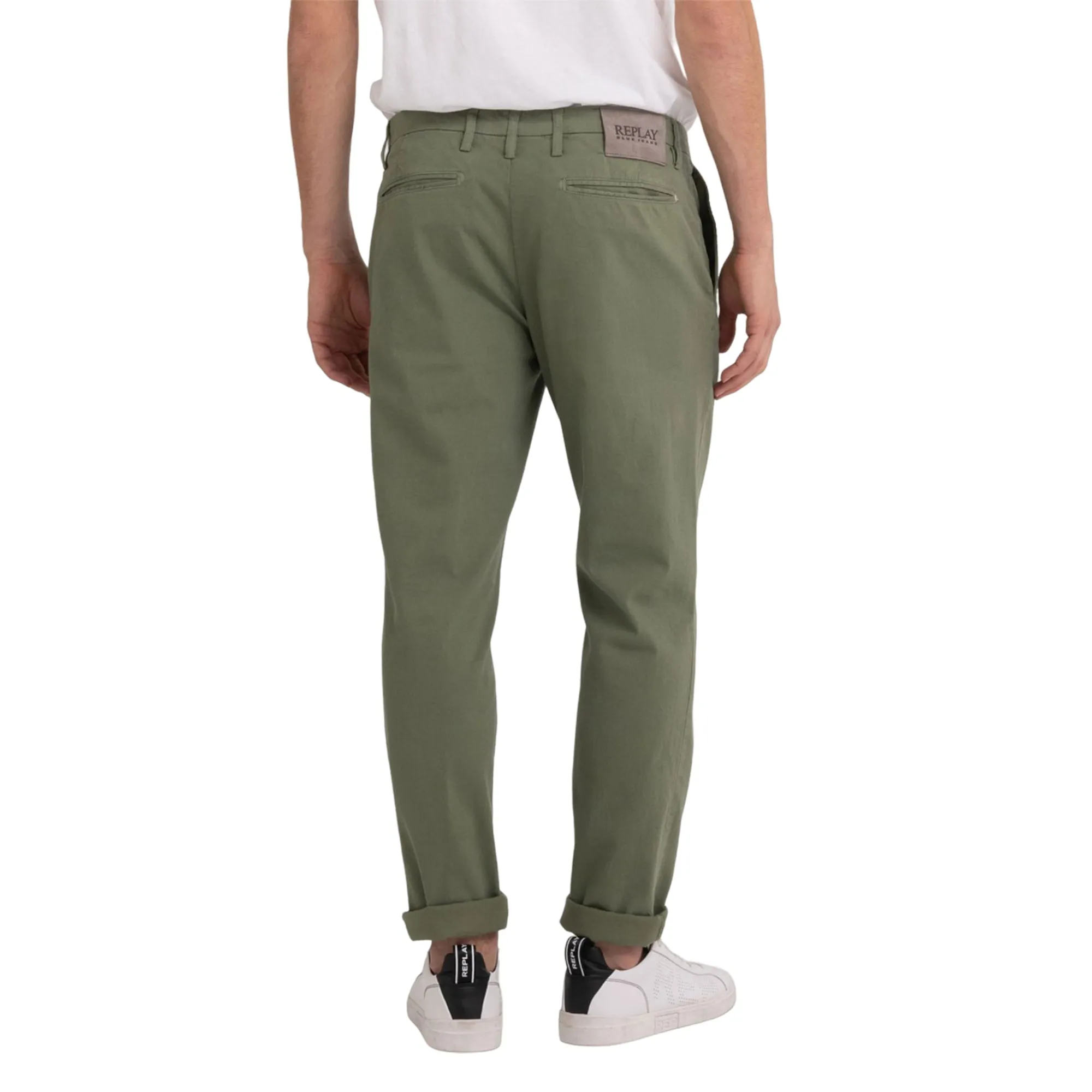 Replay Men's Regular Fit Benni Chino Trousers