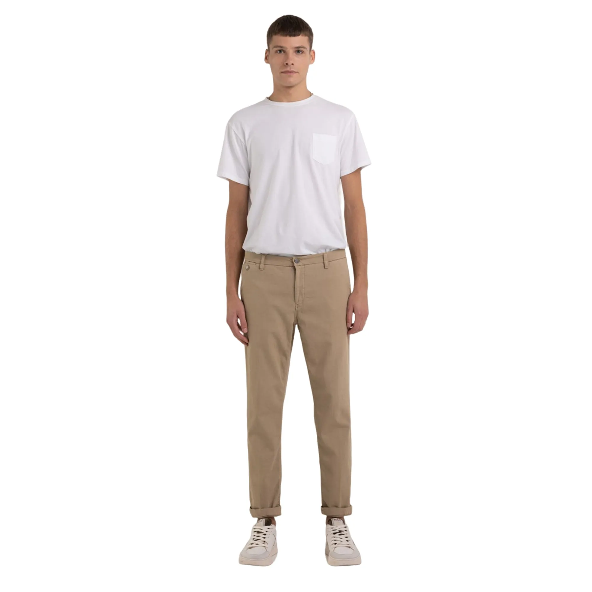 Replay Men's Regular Fit Benni Chino Trousers