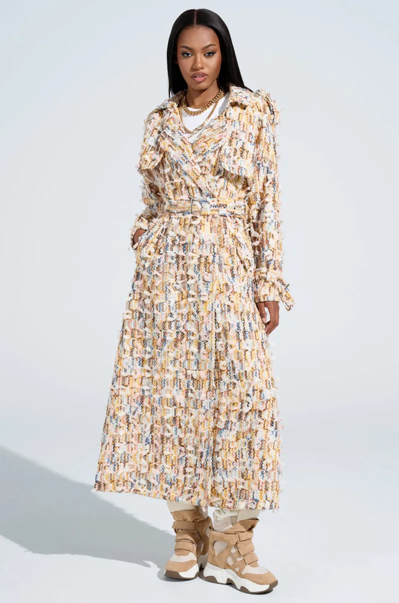 RHODES TEXTURED TRENCH