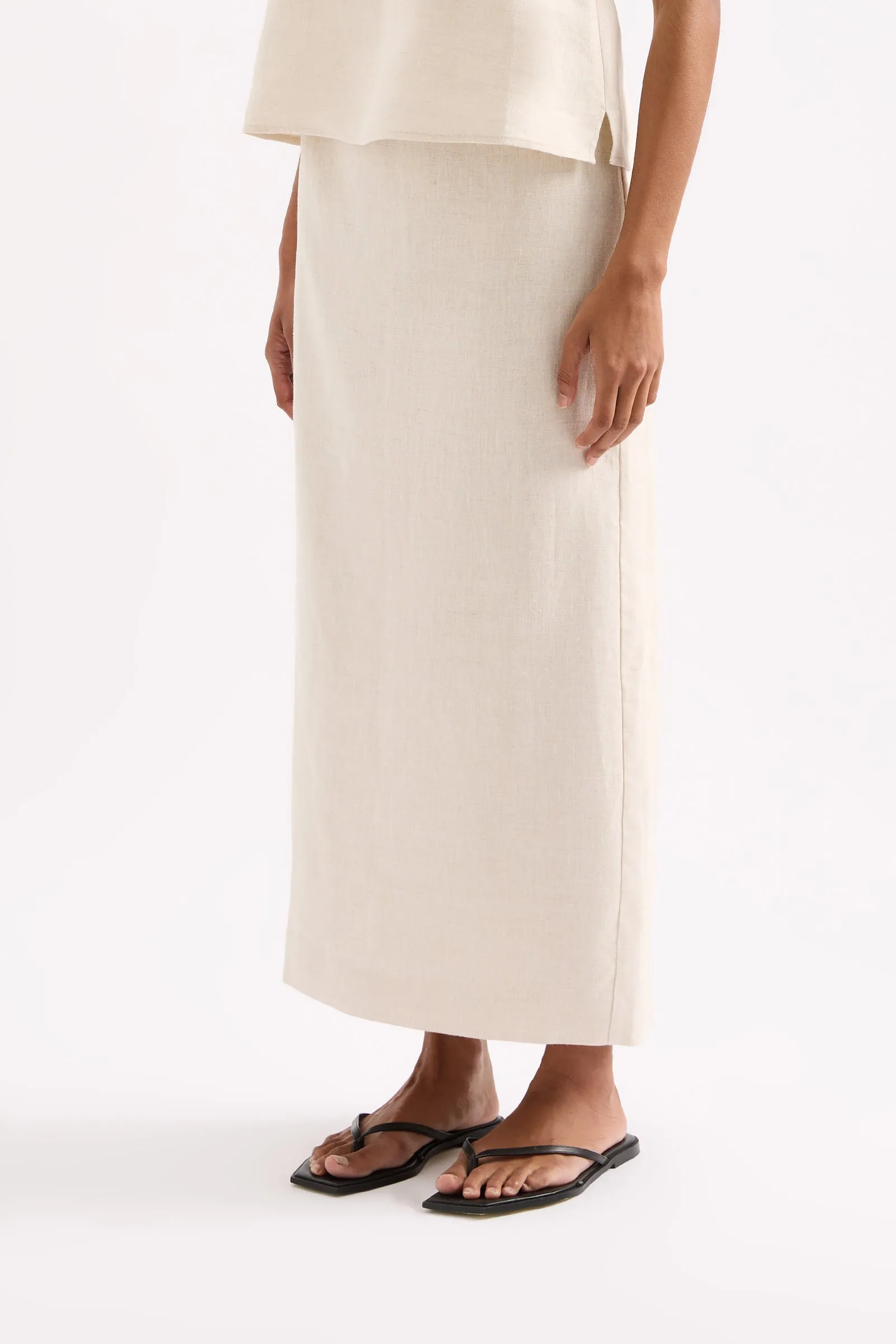 SADIE LINEN MAXI SKIRT