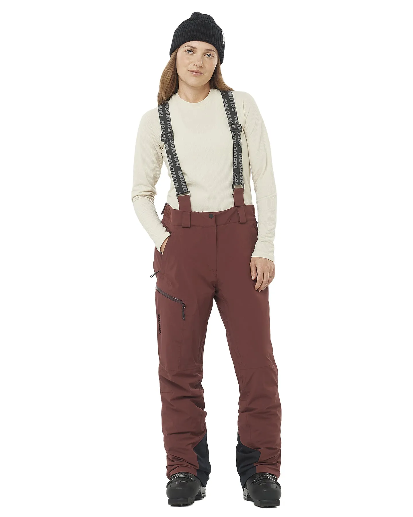 Salomon Women's Brilliant Pant - Rum Raisin