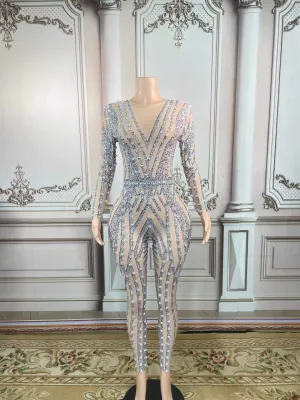 Sexy Mesh See Through Jumpsuit