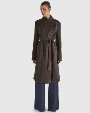 Shadows Coat -Choc Marle