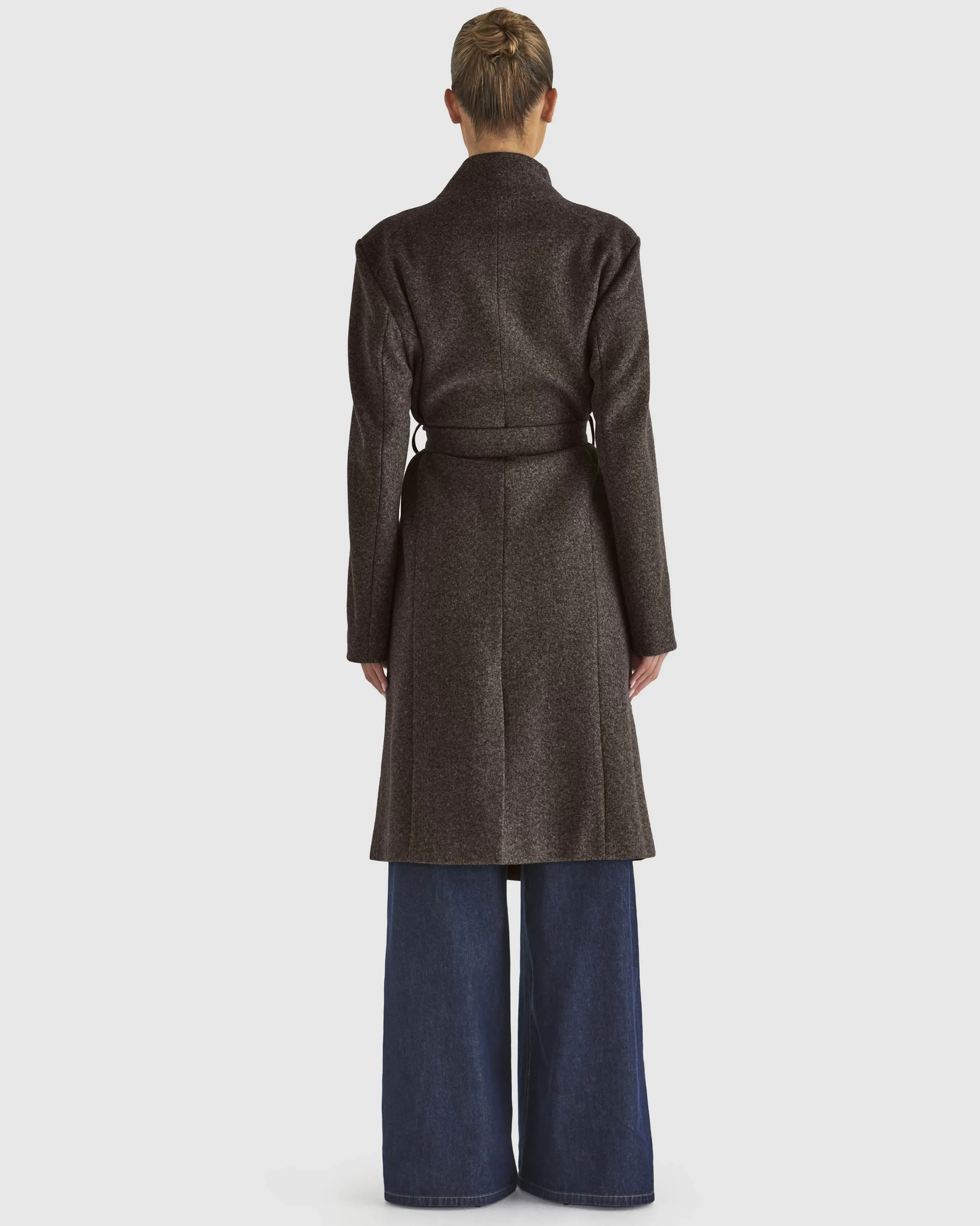 Shadows Coat -Choc Marle