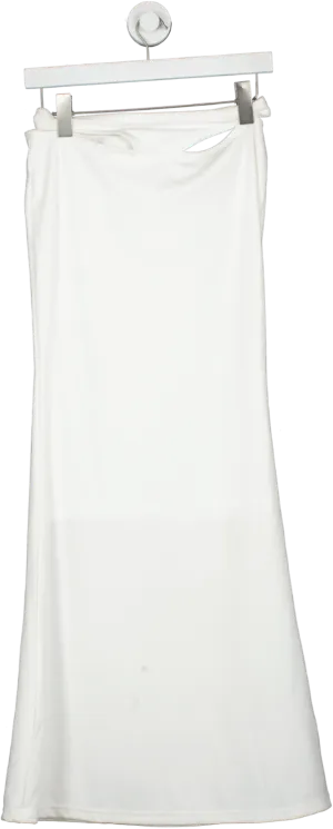 Sisters & Seekers White Paradiso Full Length Skirt UK M