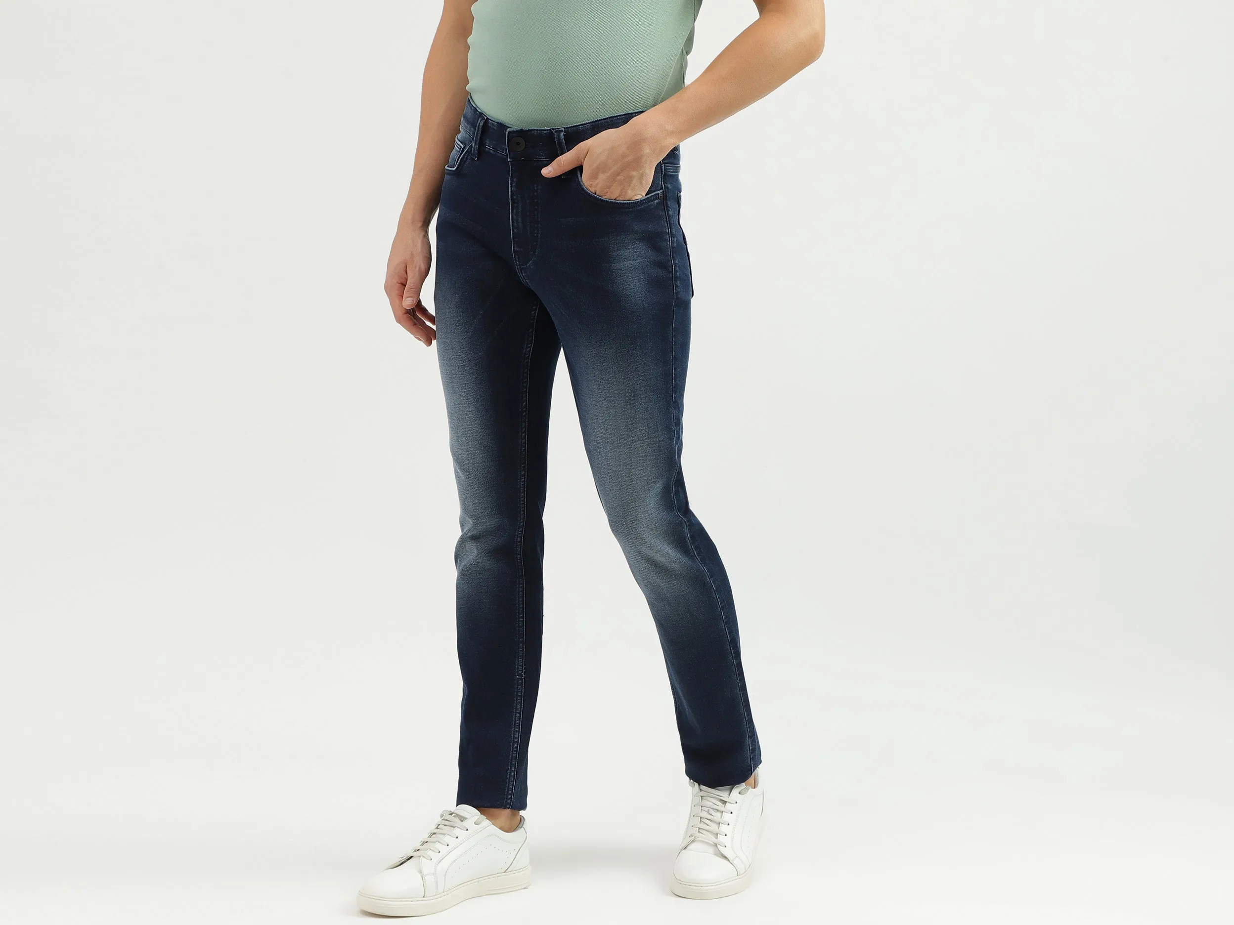 Skinny Fit Solid Men's Jeans