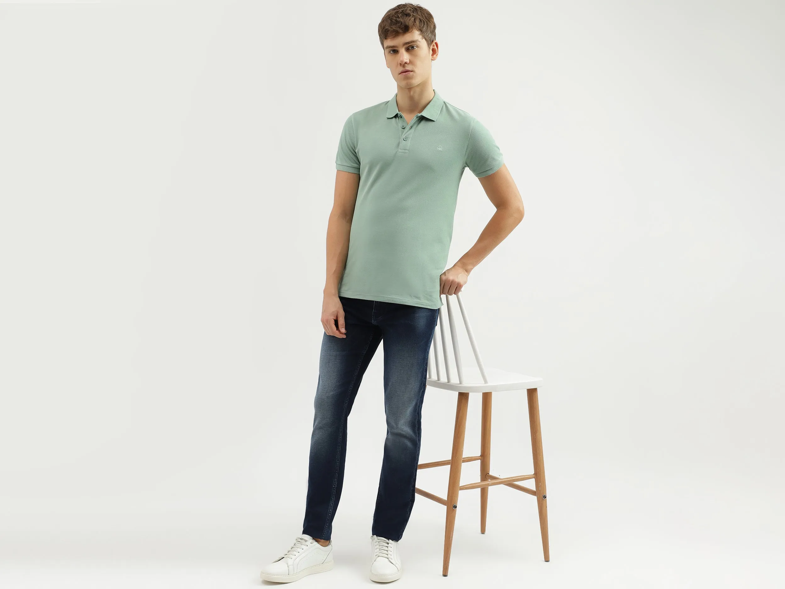 Skinny Fit Solid Men's Jeans