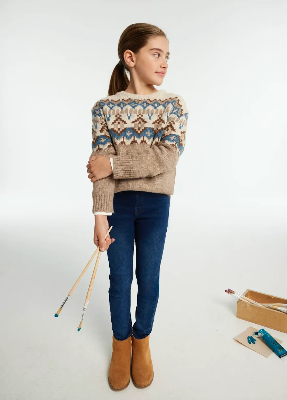 Skinny jeans for girls - 778 010 DARK