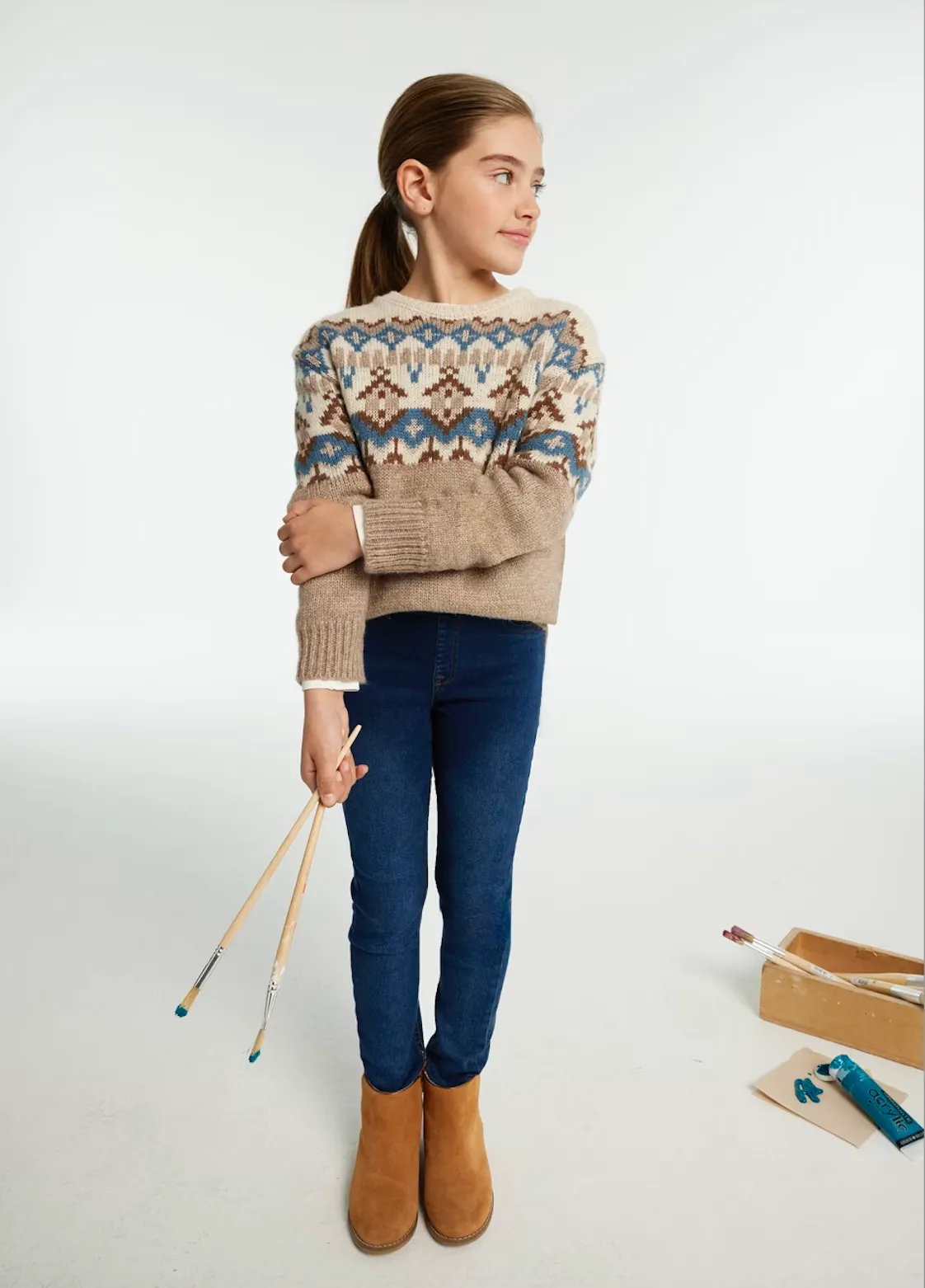 Skinny jeans for girls - 778 010 DARK