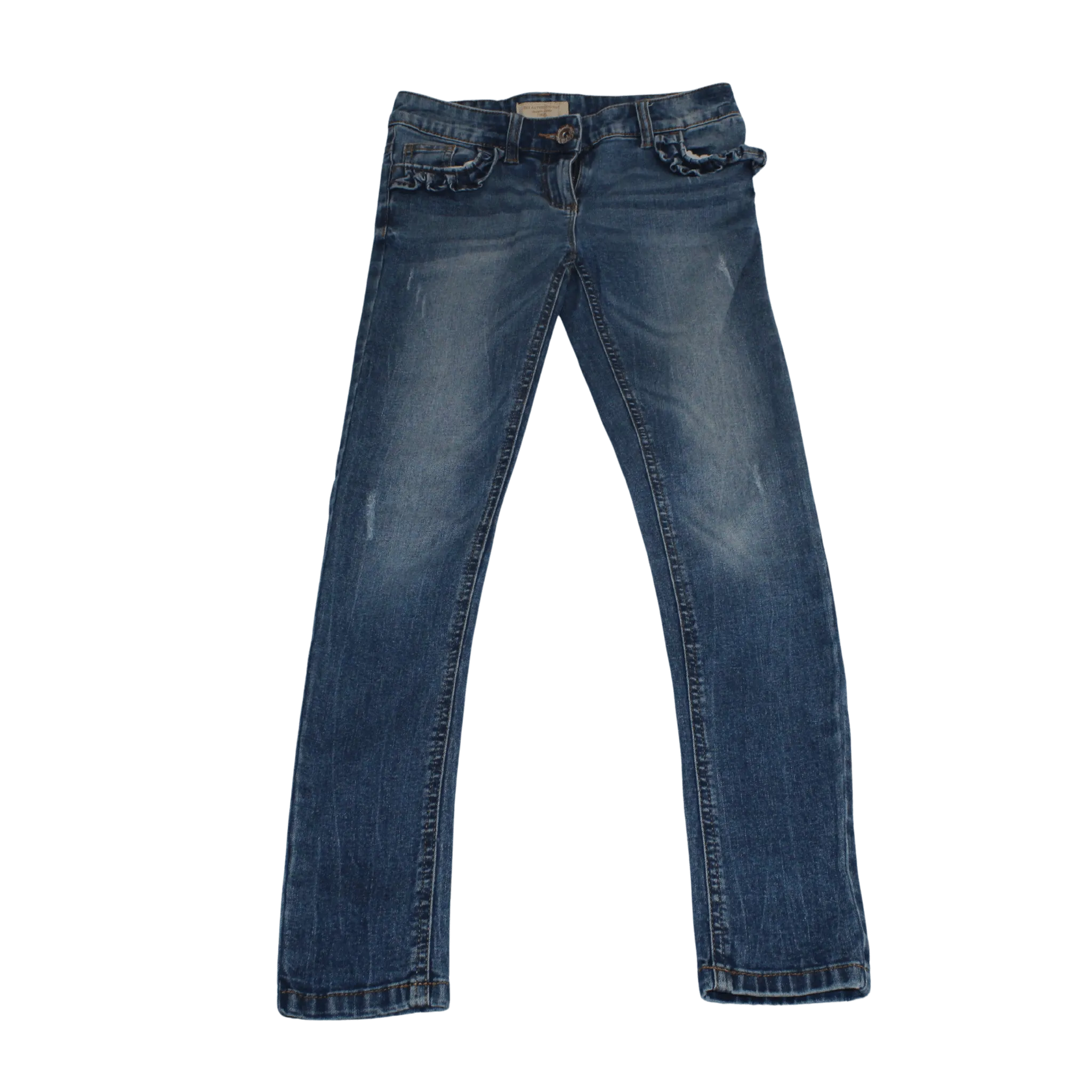 Skinny Ruffle Jeans
