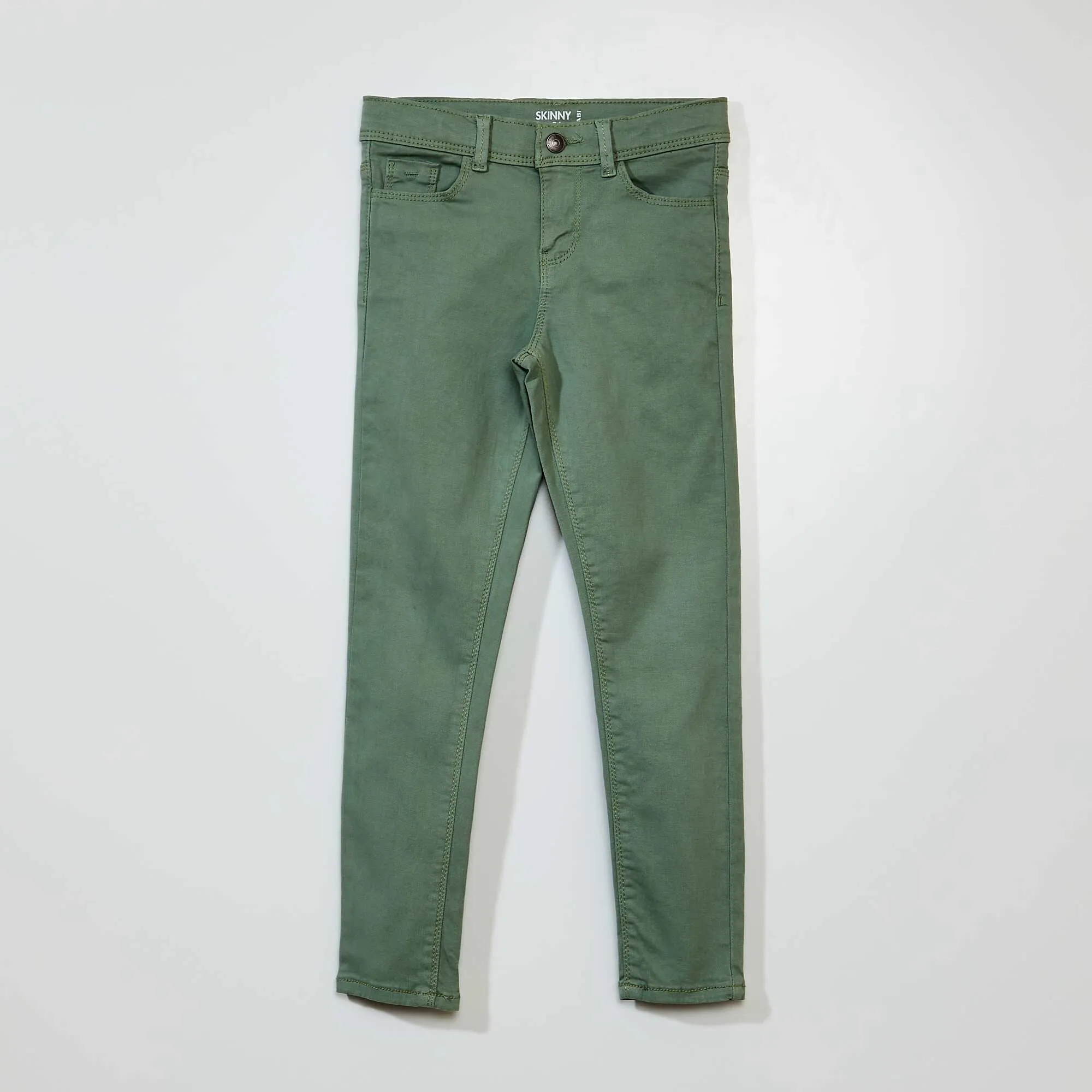 Skinny trousers BAY GREEN