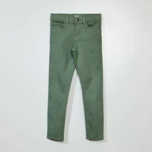 Skinny trousers BAY GREEN