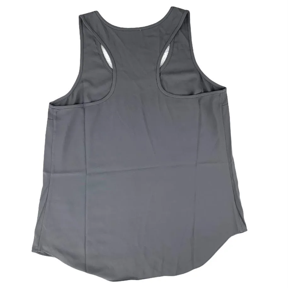 Sleeveless Gray Tank Top Scoop Neck Size 10 Women's Blouses