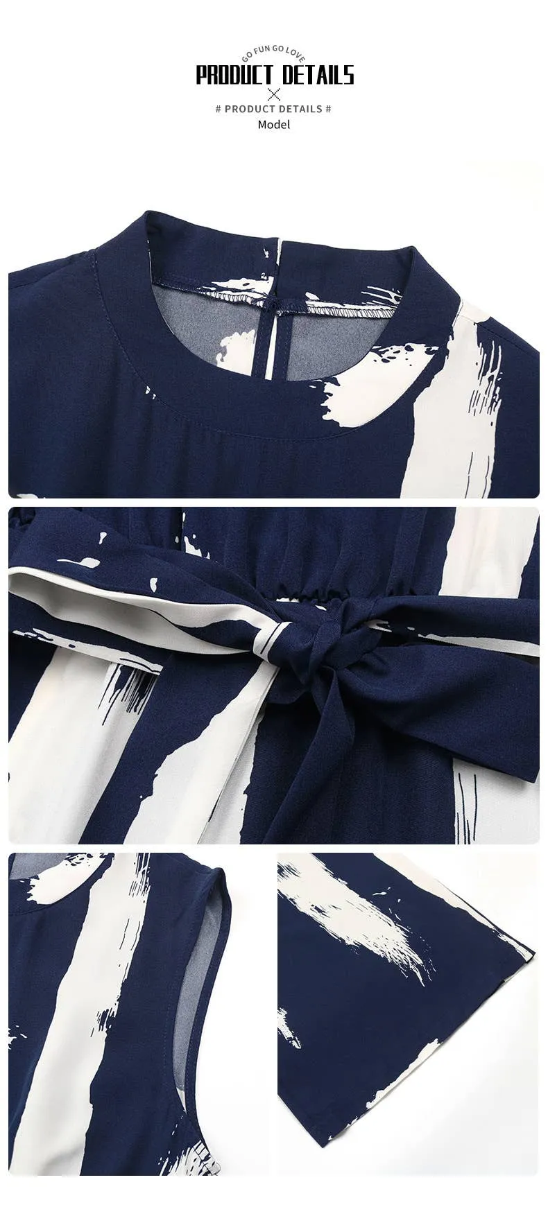 Sleeveless printed jumpsuit