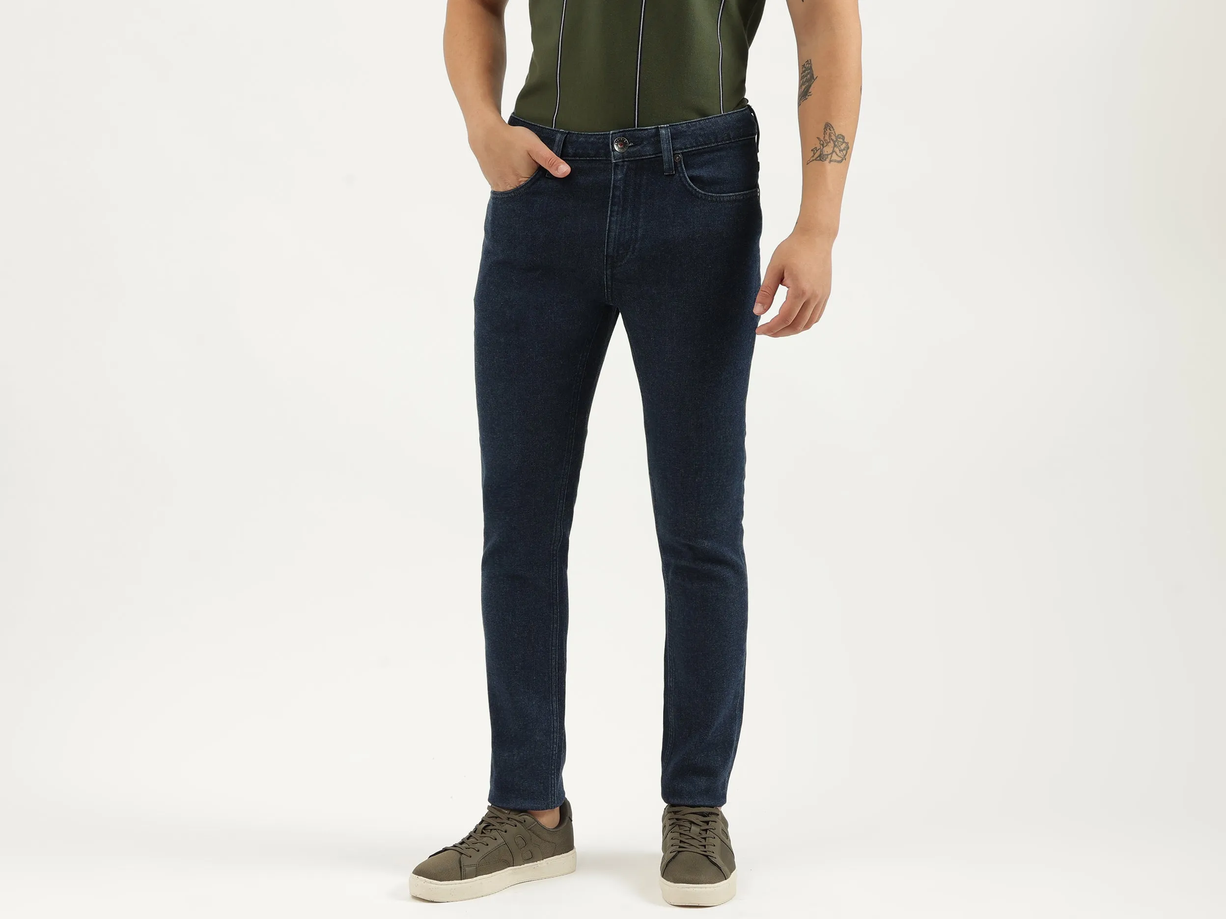 Solid Skinny Fit Jeans