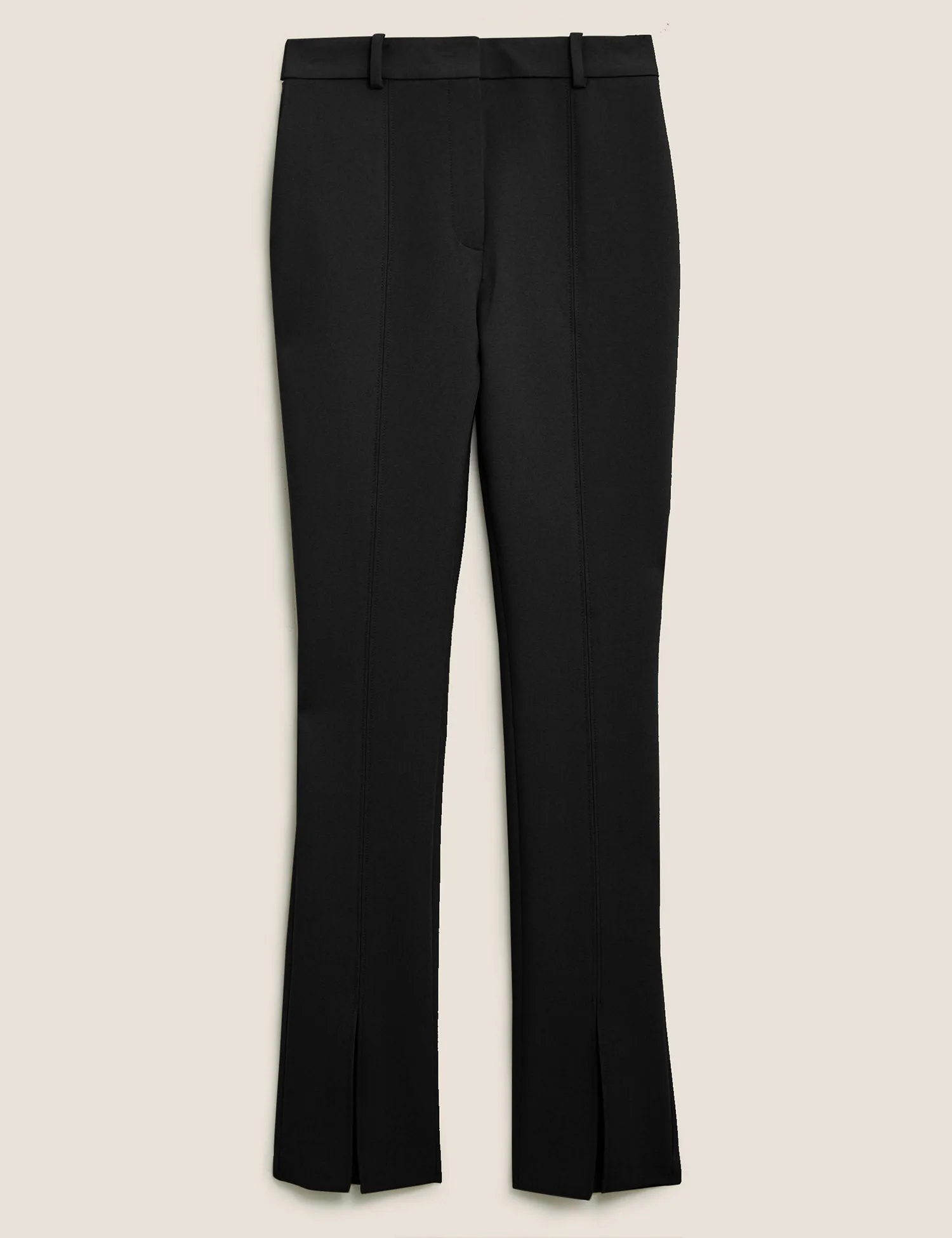 Split Front Skinny Trousers