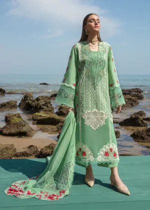 Spring Blooms Parakeet | Crimson Luxury Lawn Collection 2023 | Unstitched Embroidered Lawn Suits