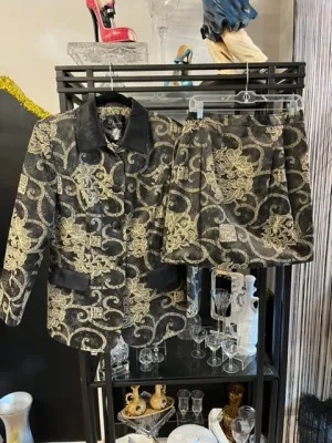 St. Anthony Mini Skirt Suit, size10