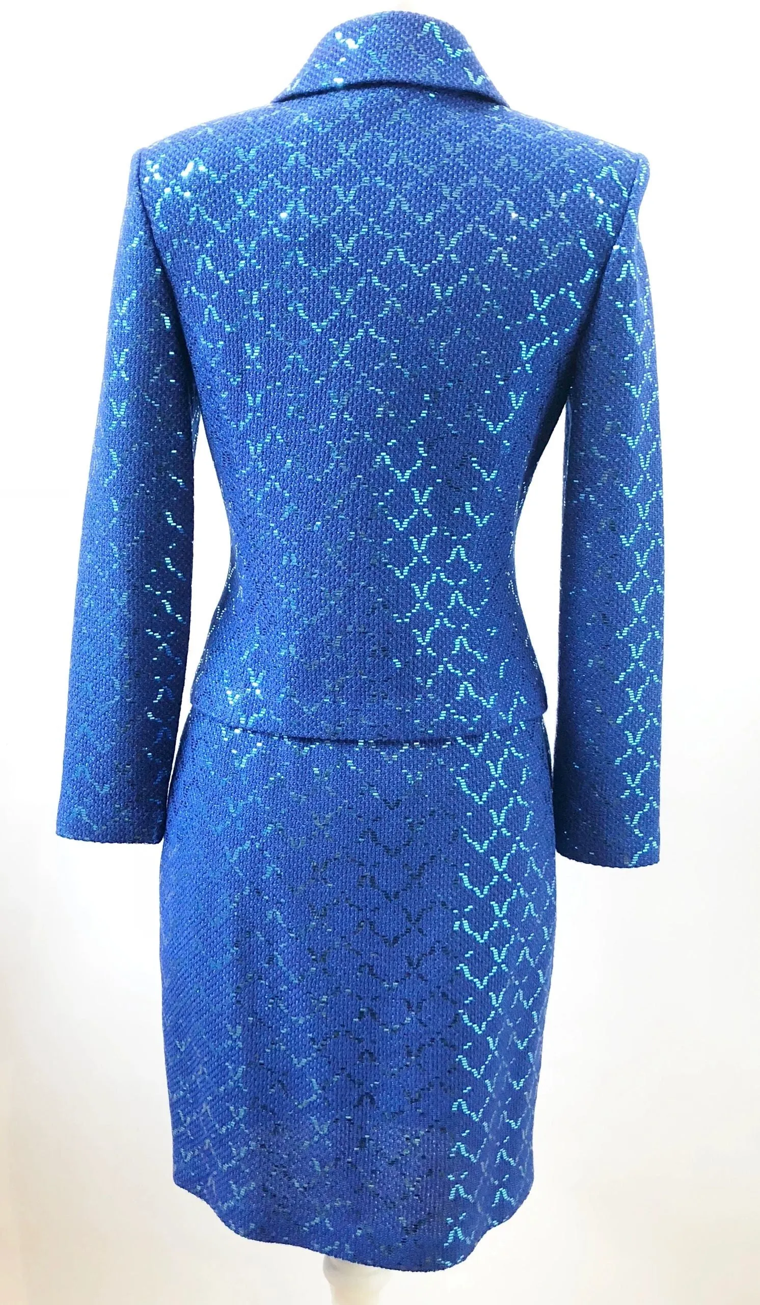St. John Couture Embellished Suit Size 2