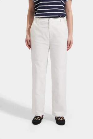 Straight Leg Linen Trousers