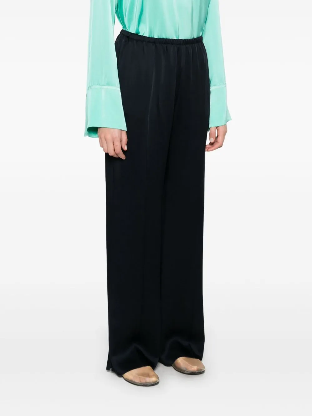 Straight leg trousers
