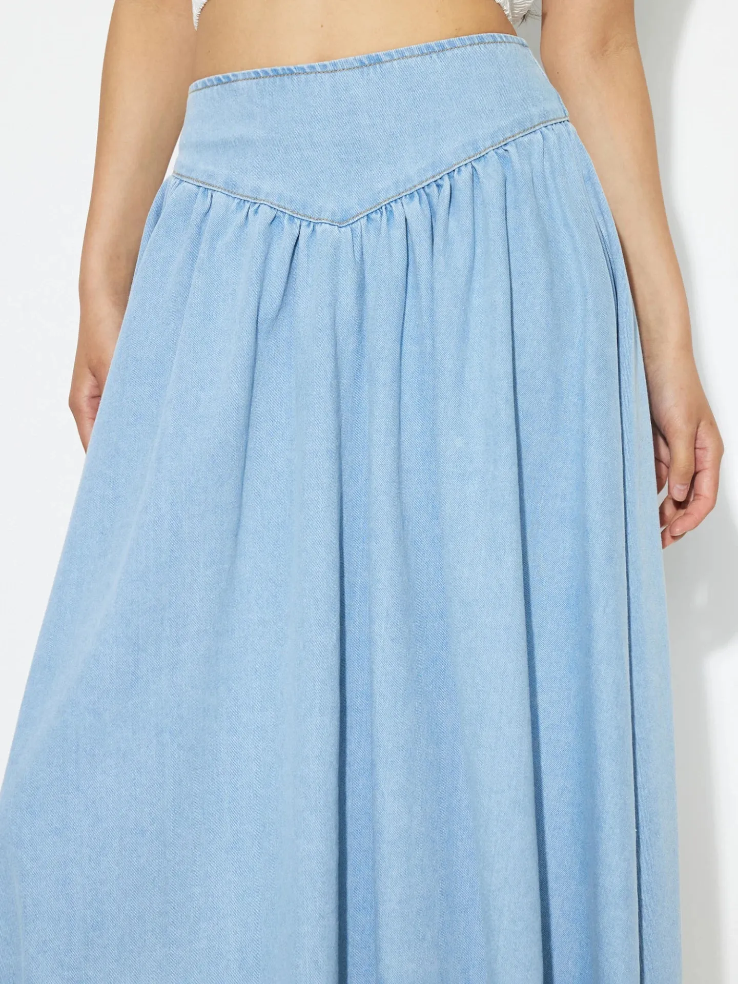 Stylish Pleated A-Line Skirt