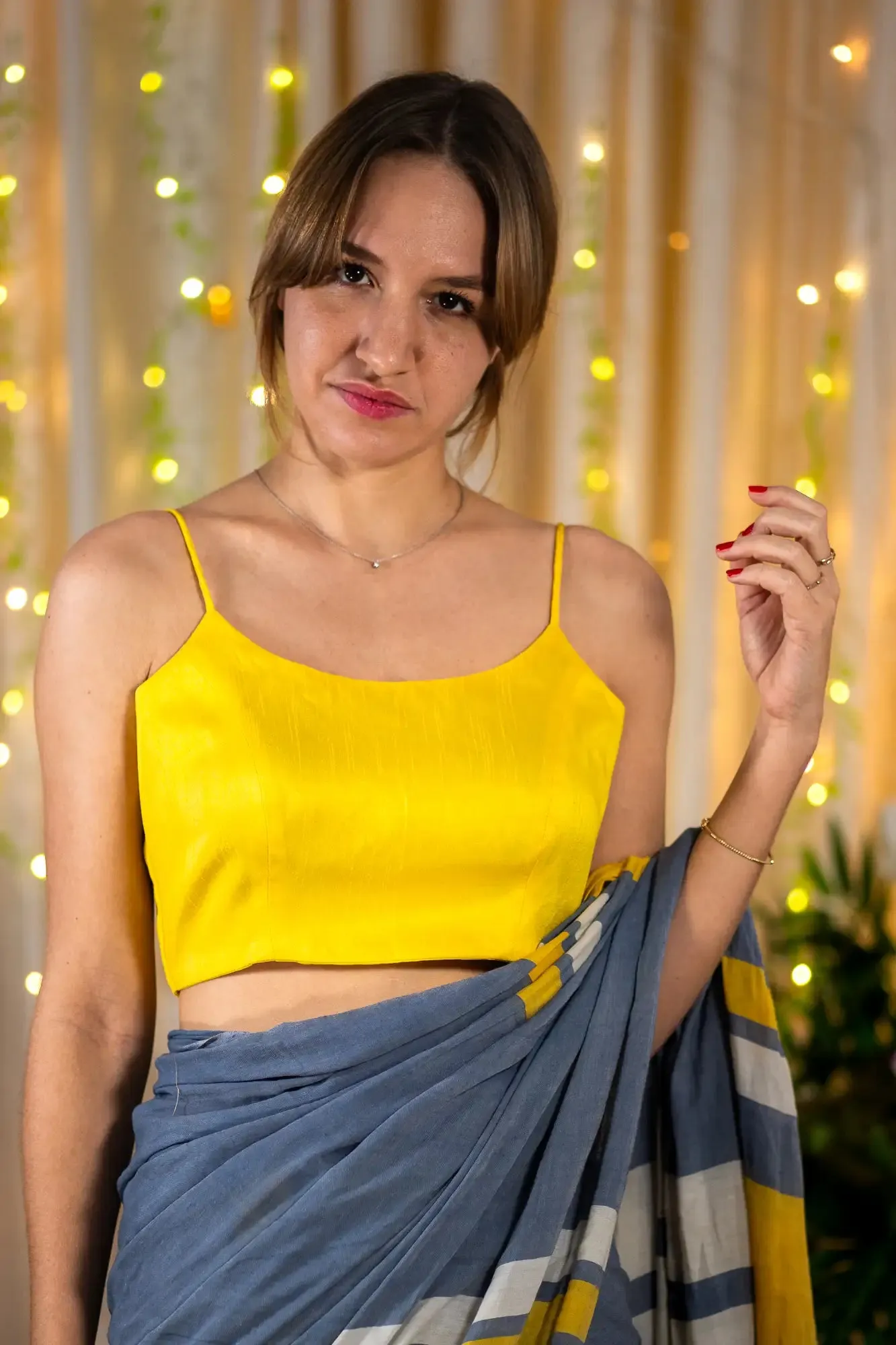 Sun Solists Spaghetti Blouse