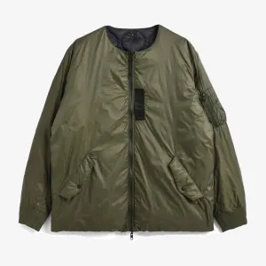 Taion - Reversible MA-1 Type Inner Down Jacket - Dark Olive/Black