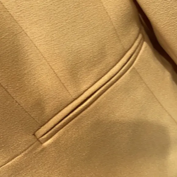 Take charge in this two piece business suit with scarf.
