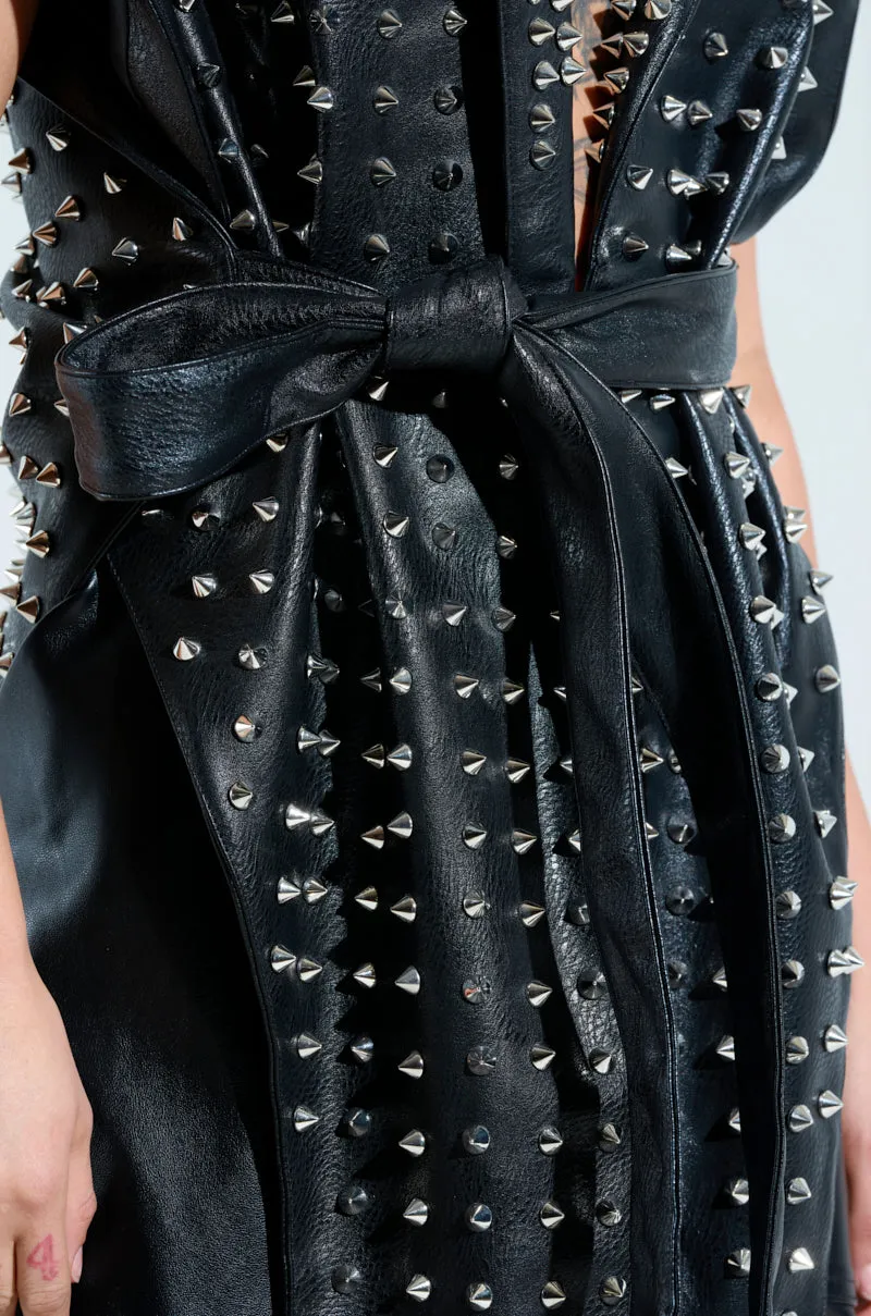 TELL ME ABOUT IT STUDDED VEST