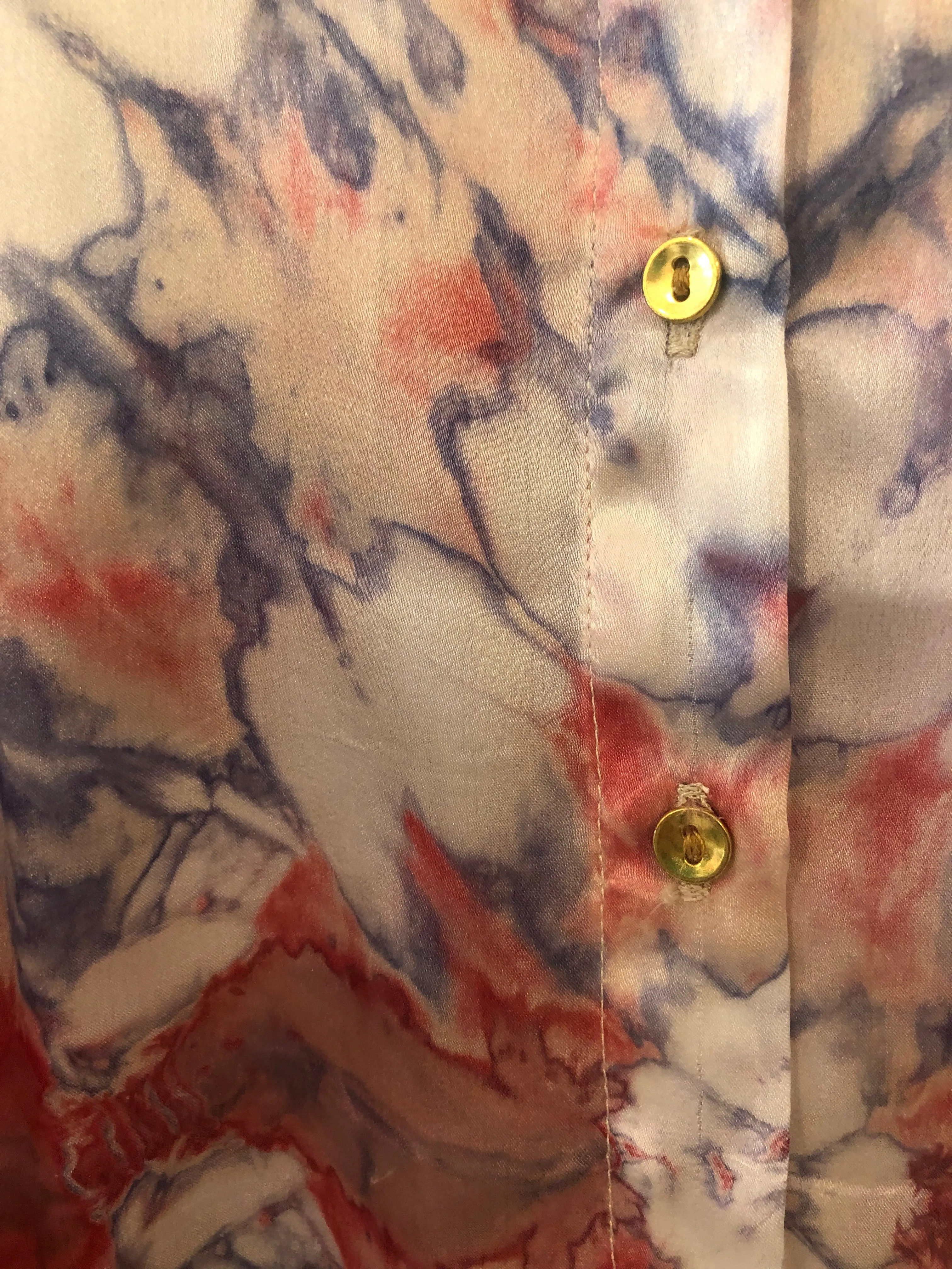 The Havana Silk Blouse in del Camino