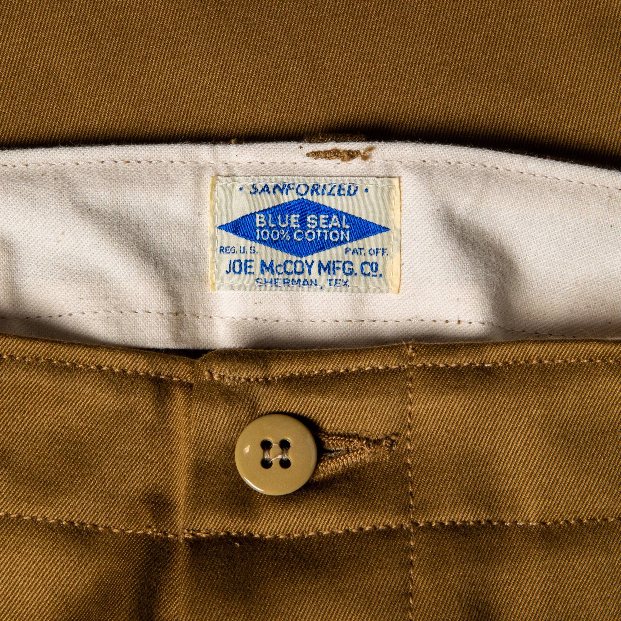 The Real McCoy's Blue Seal Chino Khaki