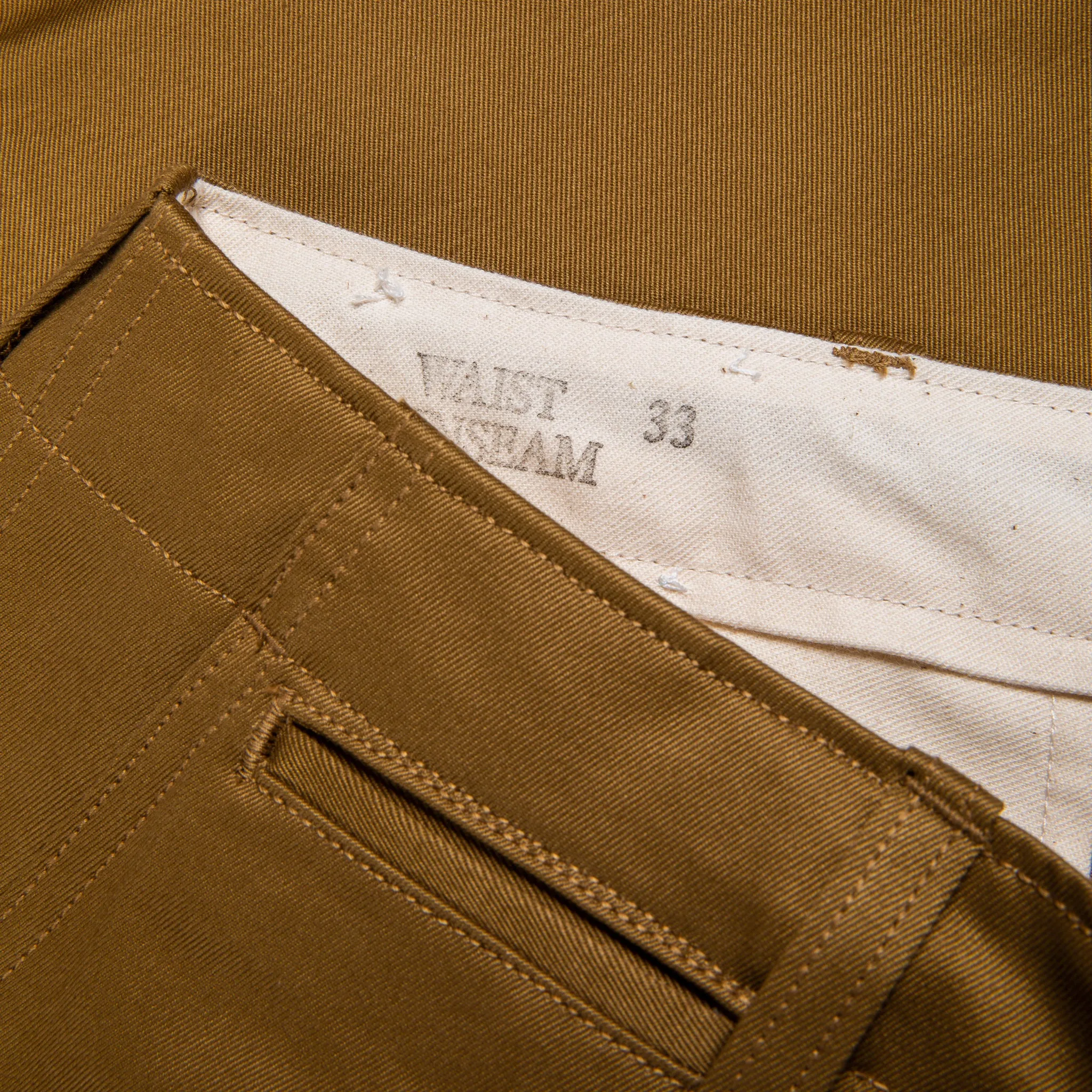 The Real McCoy's Blue Seal Chino Khaki