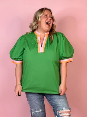 The Sadie Top - Green