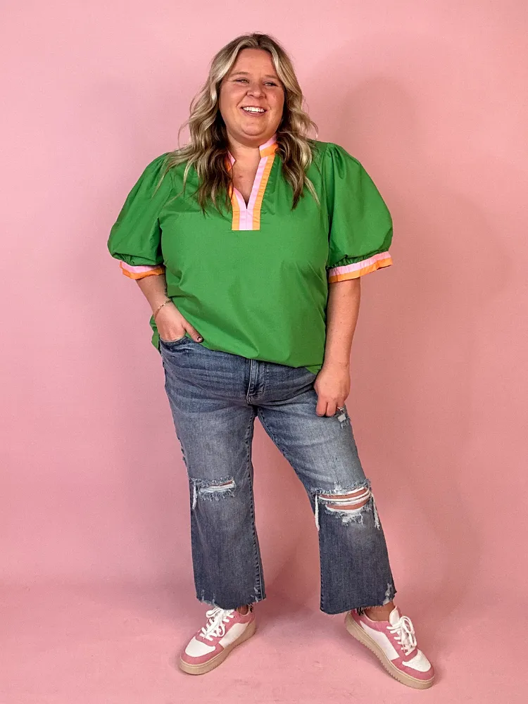 The Sadie Top - Green