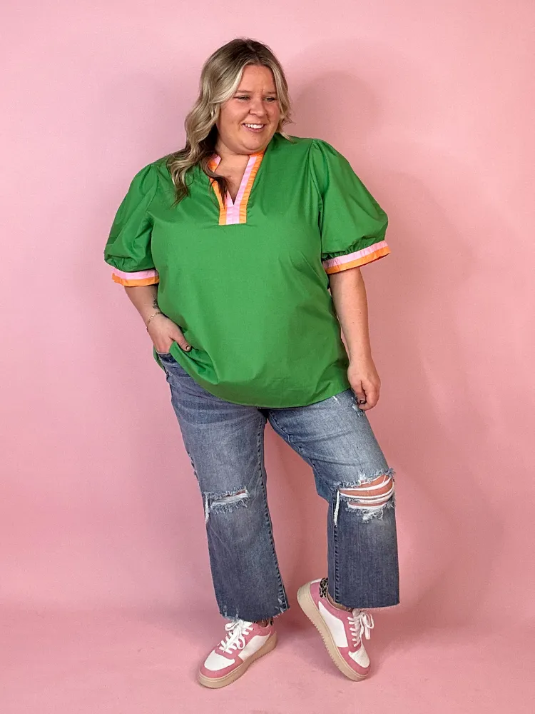 The Sadie Top - Green