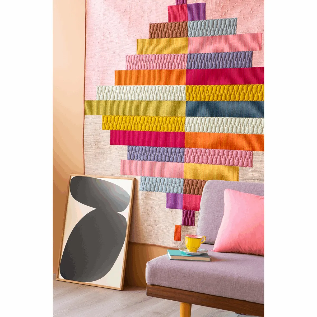 Tilda Solid Fabric | Coral