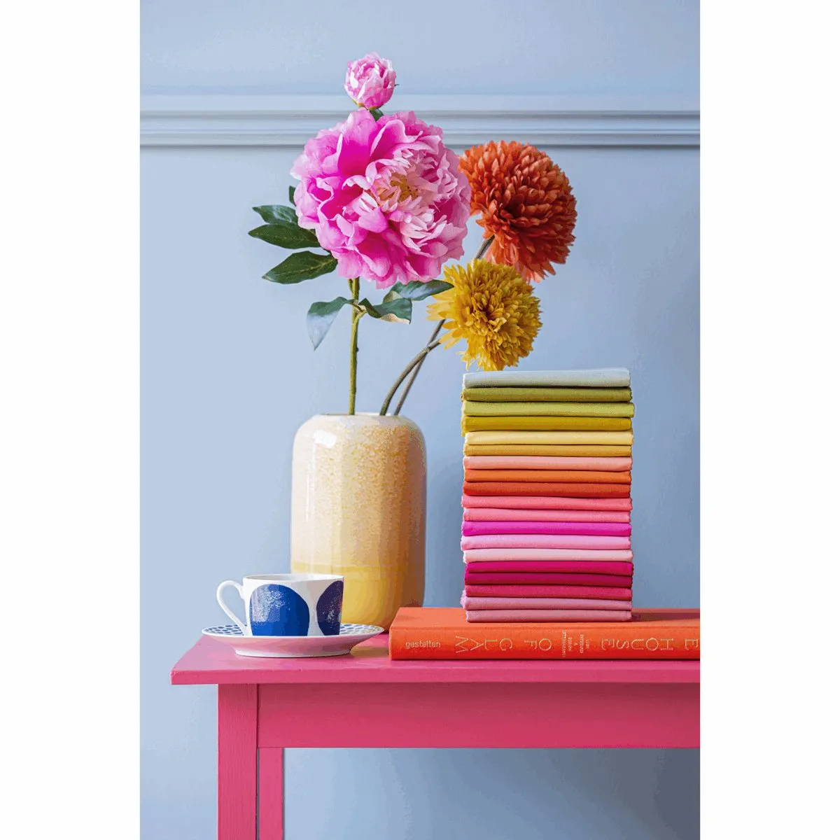 Tilda Solid Fabric | Coral