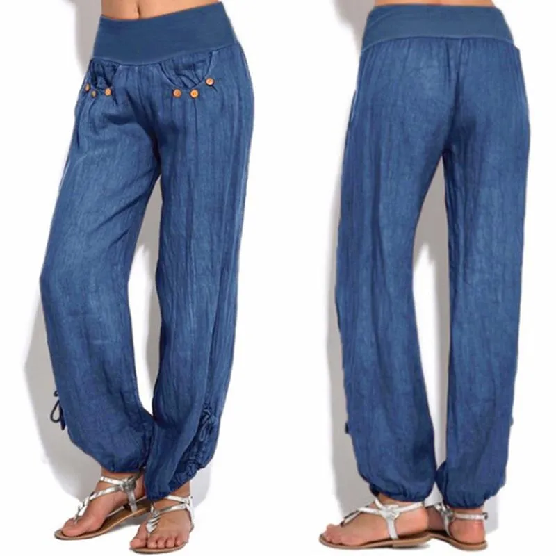 Trish - High-waisted harem pants