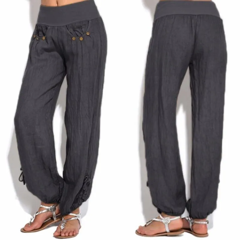 Trish - High-waisted harem pants