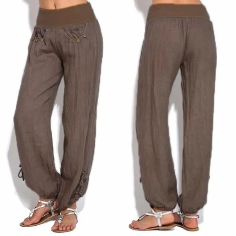 Trish - High-waisted harem pants