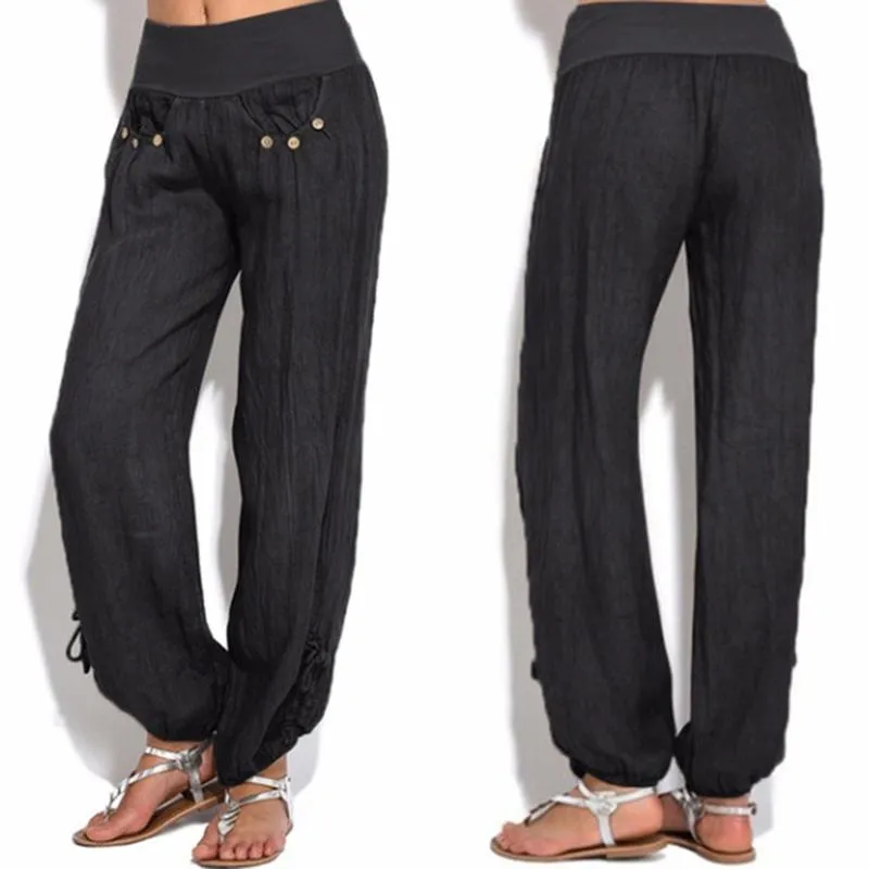 Trish - High-waisted harem pants