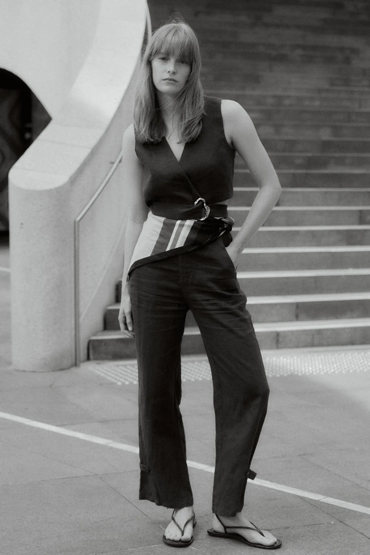 Tulle Wrap Vest