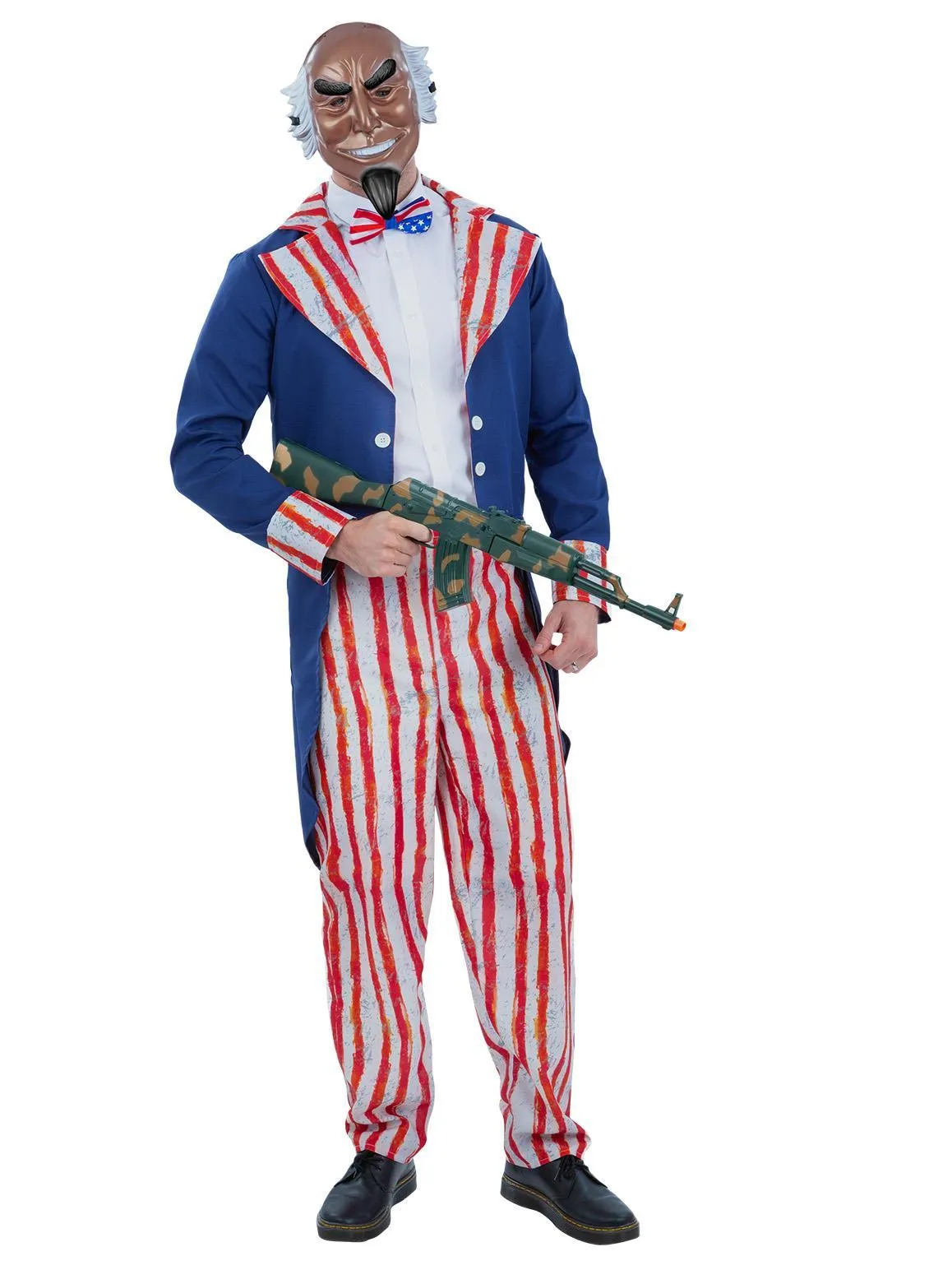 Uncle Sam Purge Horror Patriot Halloween Men's Costume
