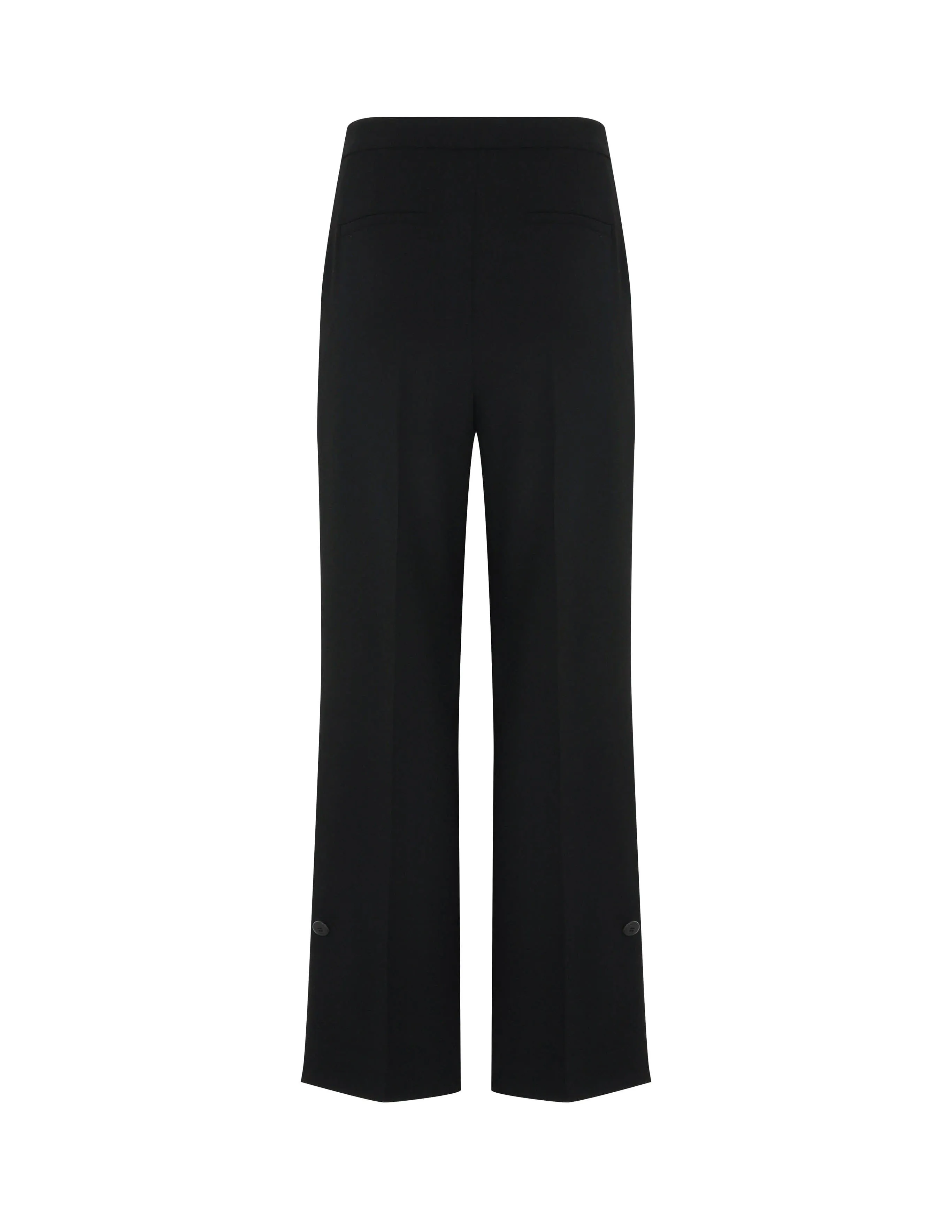 Vented Buttoned Trousers