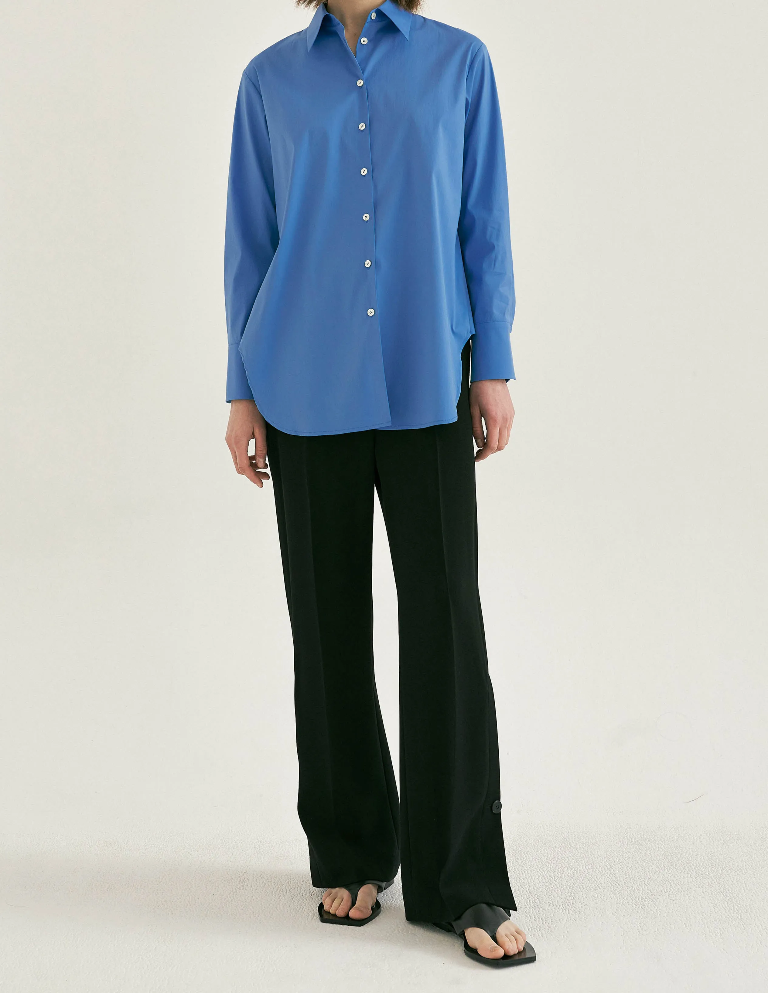 Vented Buttoned Trousers