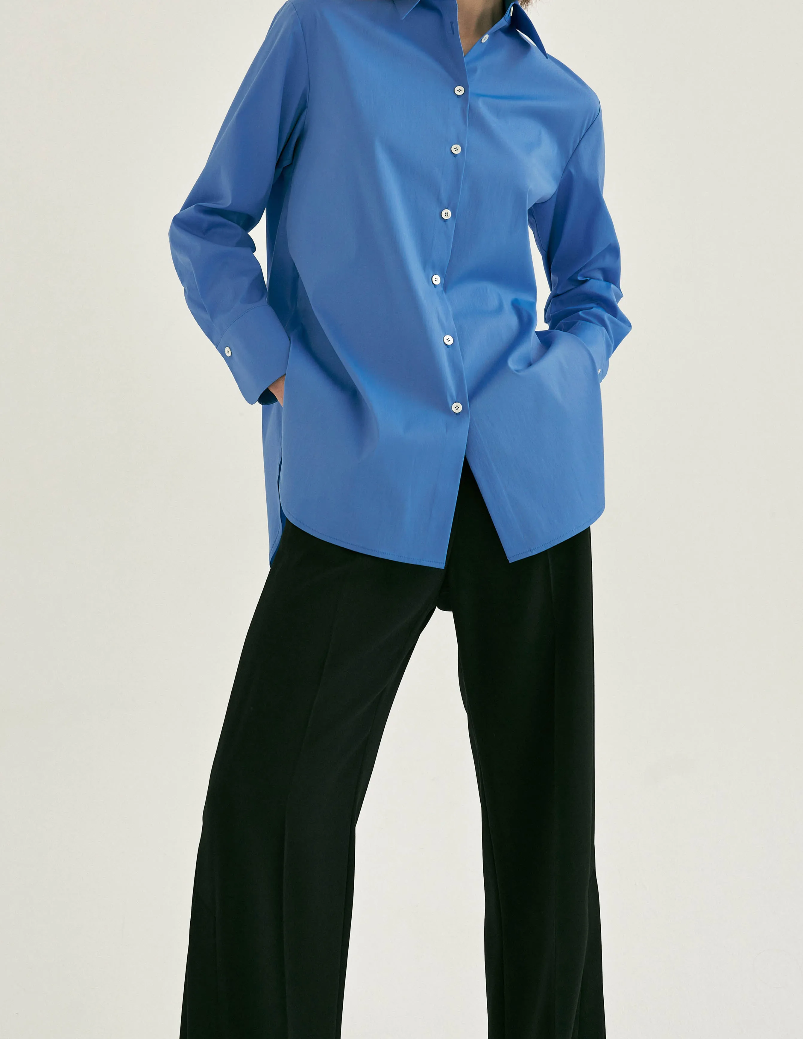 Vented Buttoned Trousers